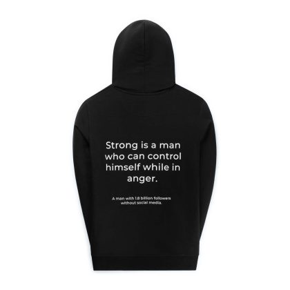Hoodie strong is a man