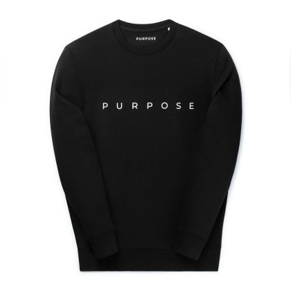 Black PURPOSE sweater